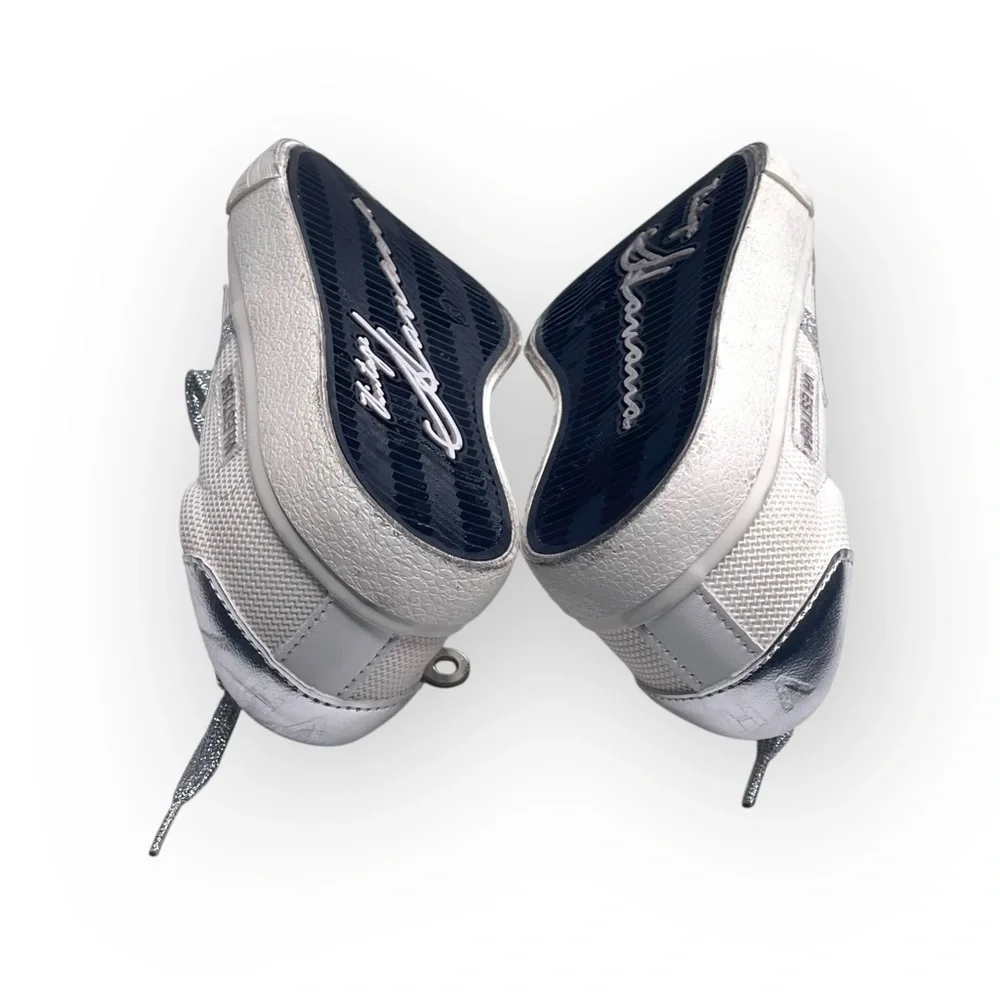 Vintage Havana 𖤐 Gita Star Sneakers 𖤐 Vegan Leather Silver Metallic Glitter 𖤐 12 - Picture 14 of 16